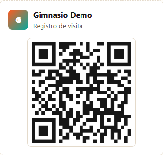 Captura del ticket QR de visitas
